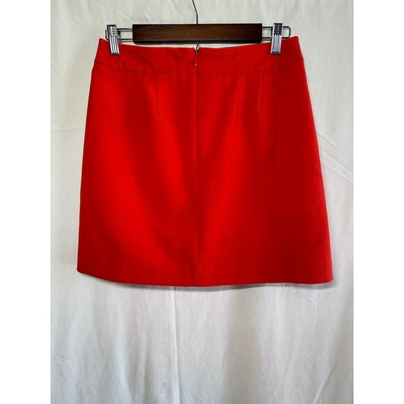 Ann Taylor LOFT Red A-Line Skirt - Size 2 - Picture 2 of 5